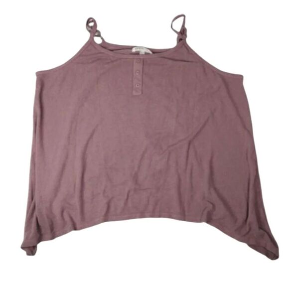 Torrid Lounge VTG Y2K Purple Knit Sharkbite Sleep Tank Top Plussize 2X - Picture 13 of 13